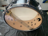 British drum company - Black 6.5 x 14 excellent Merlin
