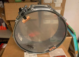 Pearl hybrid exotic black vectorcast snare drum 5 x 14