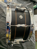 British drum company - Black 6.5 x 14 excellent Merlin