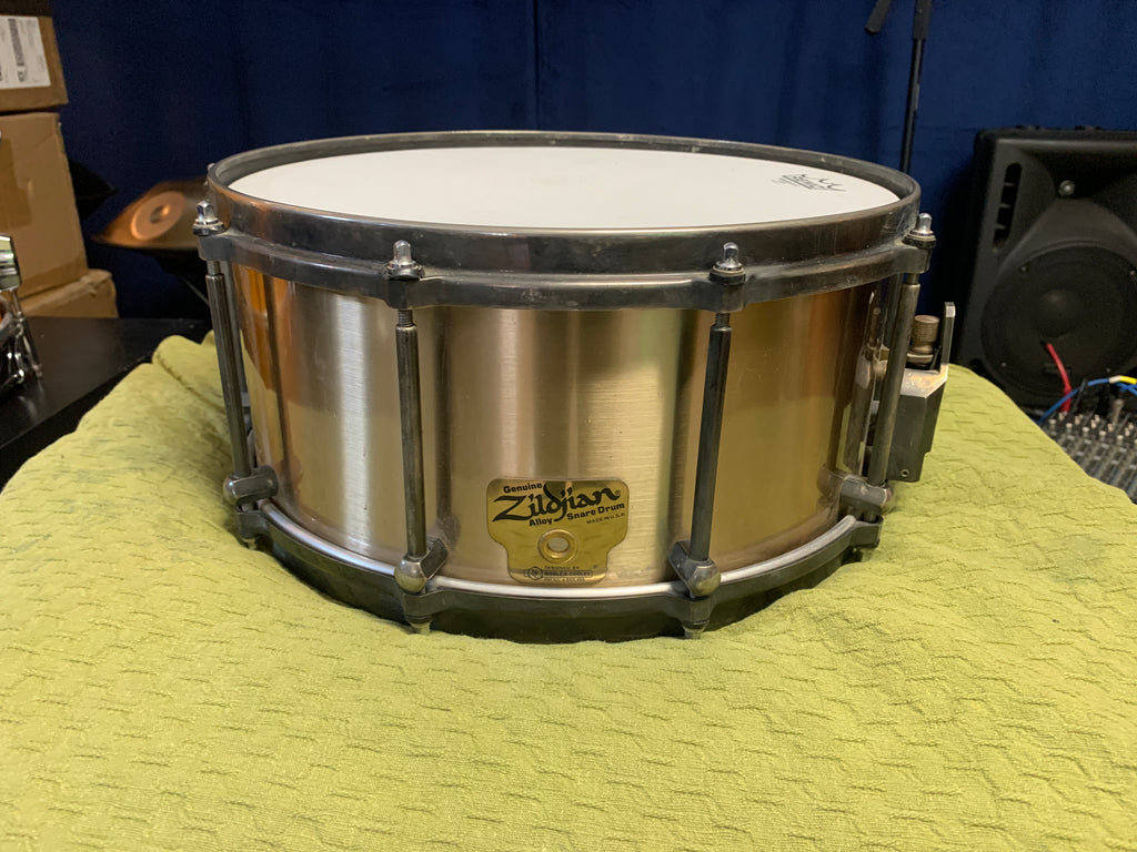Zildjian noble and Cooley rare bell brass anniversary snare drum