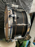 British drum company - Black 6.5 x 14 excellent Merlin