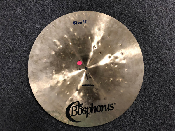 Bosphorus Crash Cymbal 17 - 1160 grams - Made in Turkey – 247drums