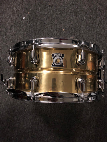 Yamaha Brass snare drum - 6.5x13 - USED