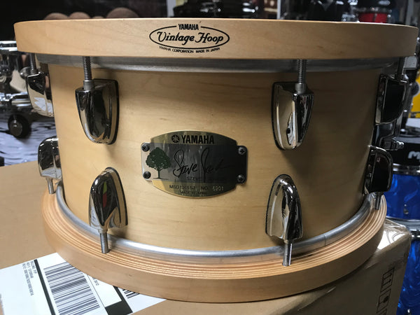 Yamaha steve Jordan Rare Snare with original wood maple hoops