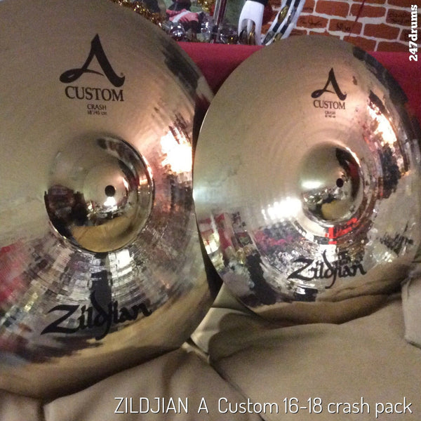 Zildjian A Custom Crash Pack (16