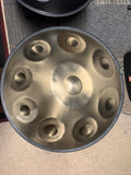 Handpan 9 notes D Minor 432 Hz NEW with bag and stand