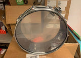 Pearl hybrid exotic black vectorcast snare drum 5 x 14