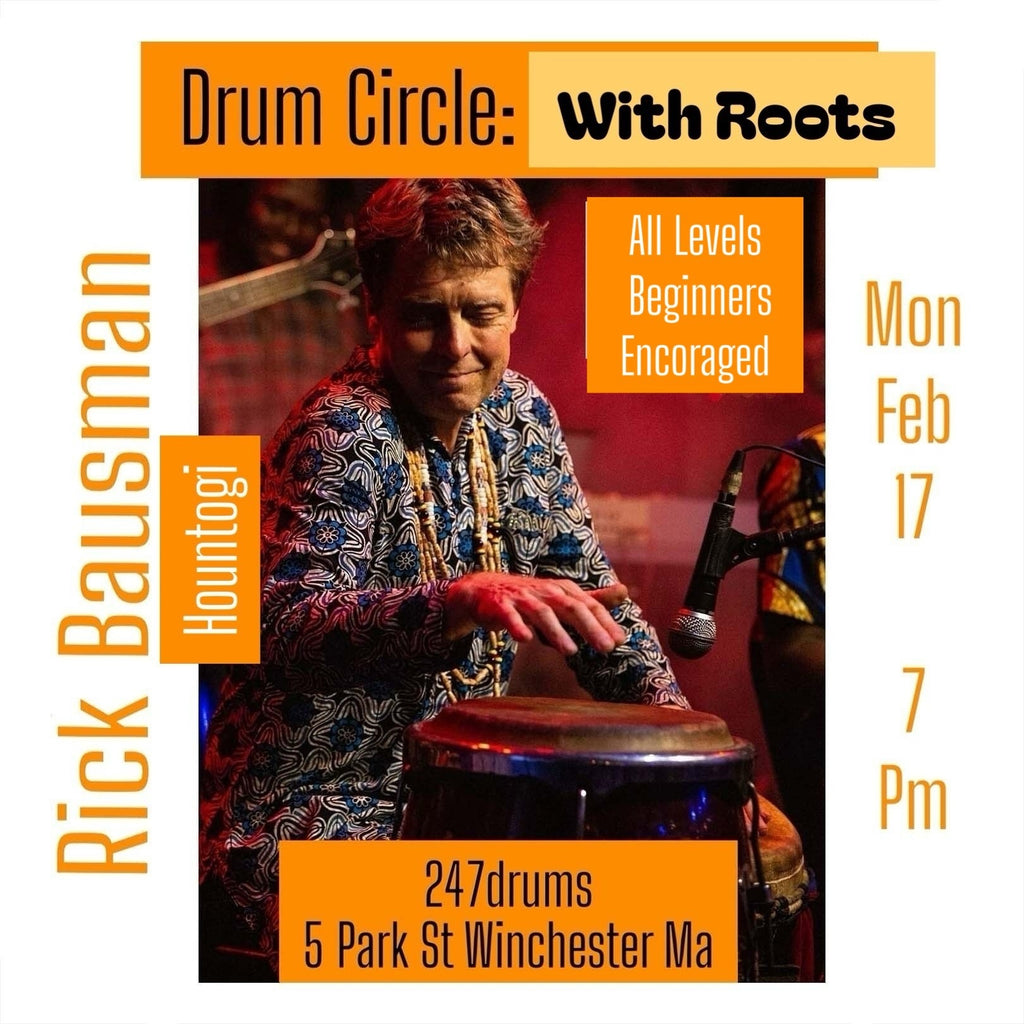 Drum Circle: FUN for ALL on 2/17/25