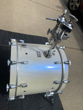 Yamaha Absolute Hybrid Maple Polar White Drum Set USED but EXCELLENT 10 12 14 20