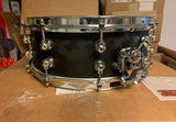 Pearl hybrid exotic black vectorcast snare drum 5 x 14