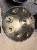 Handpan 9 notes D Minor 432 Hz NEW with bag and stand