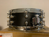 Pearl Hybrid exotic- Black snare drum 5” x 14” HEP1450 Excellent