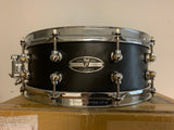 Pearl Hybrid exotic- Black snare drum 5” x 14” HEP1450 Excellent