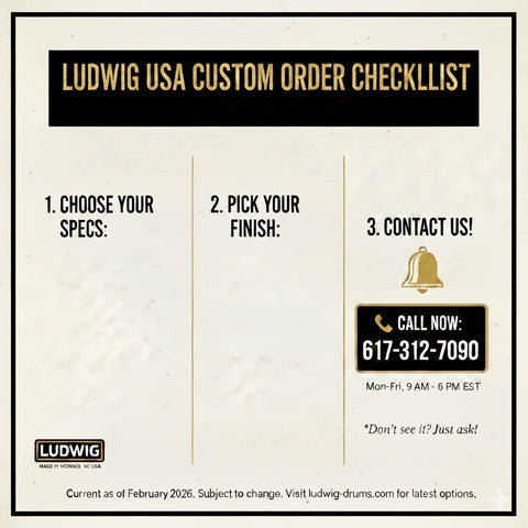 Ludwig USA drum sets BIG SALE!