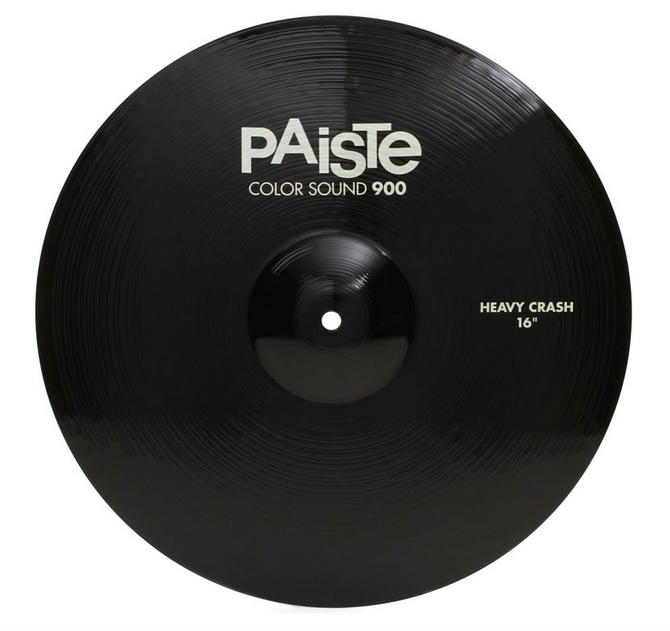 Paiste Color Sound 900 Heavy Crash 16", 17", 18", 19" or 20" - Black, Red, Blue or Purple.