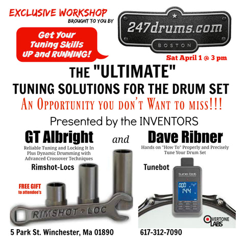 FIRST TIME EVENT!! Dave Ribner/TUNEBOT and GT Albright/RIMSHOT-LOCS - Tuning and Locking!