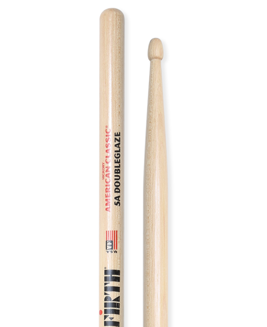 Vic Firth American Classic DoubleGlaze drum sticks: For Dry Hands 5A - 12 pairs for 109.99 ($86.00 savings) with a free pack of Moon Gels!
