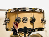 DW Collector's Series Satin Oil Snare Drum Natural with Chrome Hardware 6'' x 14'' Made in USA