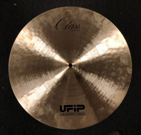 UFIP Class Series Medium Crash Cymbal 18 - 1370 grams - NAMM Demo