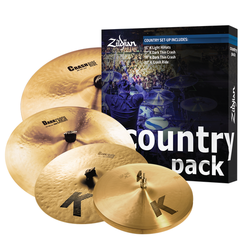 Zildjian Special K DARK Pack K Light/ Crashes-Ride-Hi Hat 5 Cymbal Country PACK (FREE Tune-Bot with purchase)