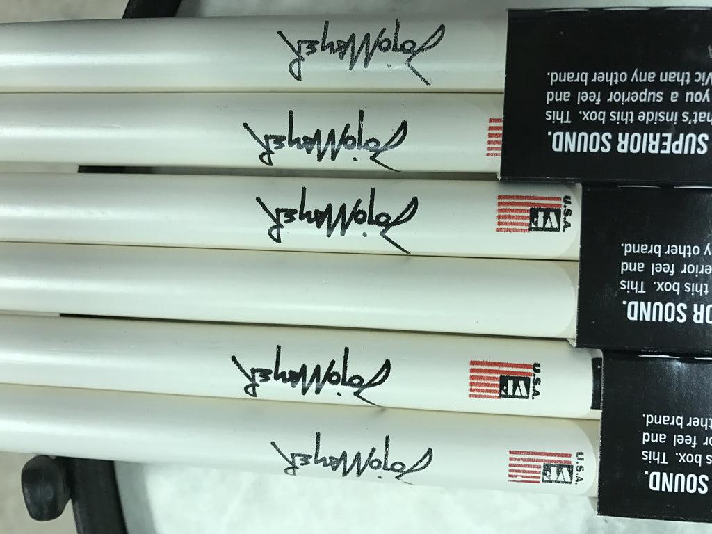 Vic Firth - Jo Jo Mayer Signature Model - Model: ( SJM ) Signature Sticks - 3 pair deal! White stick - Designed to offer a big sound and feel without a lot of weight.
