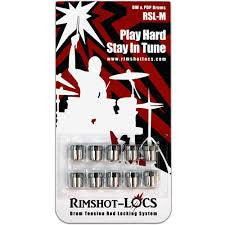 Rimshot-Locs RSL Mini (DW and PDP Drums) PLAY HARD...STAY IN TUNE! (FREE SHIPPING WORLDWIDE)