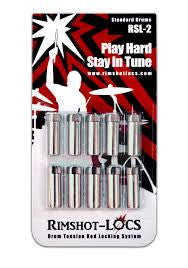 Rimshot-Locs  RSL 2 (Standard Drums) PLAY HARD...STAY IN TUNE! (FREE SHIPPING WORLDWIDE)