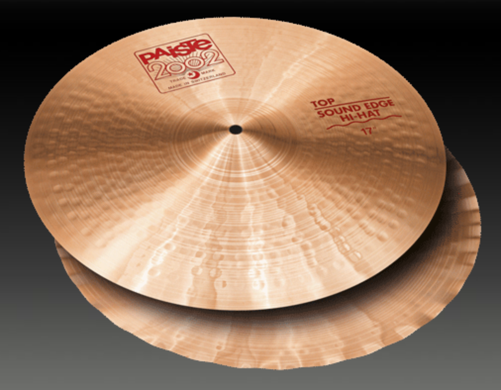 PAISTE 13 2002 SOUND EDGE HI HAT CYMBAL CY0001063113 247drums