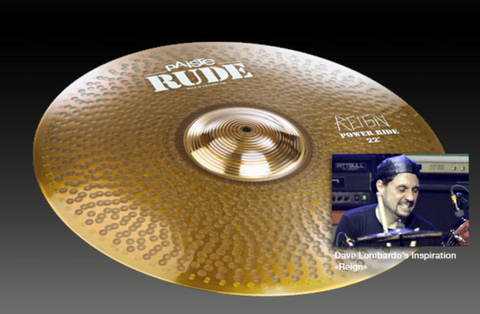 PAISTE 22 RUDE POWER RIDE "THE REIGH" CYMBAL CY0001125722