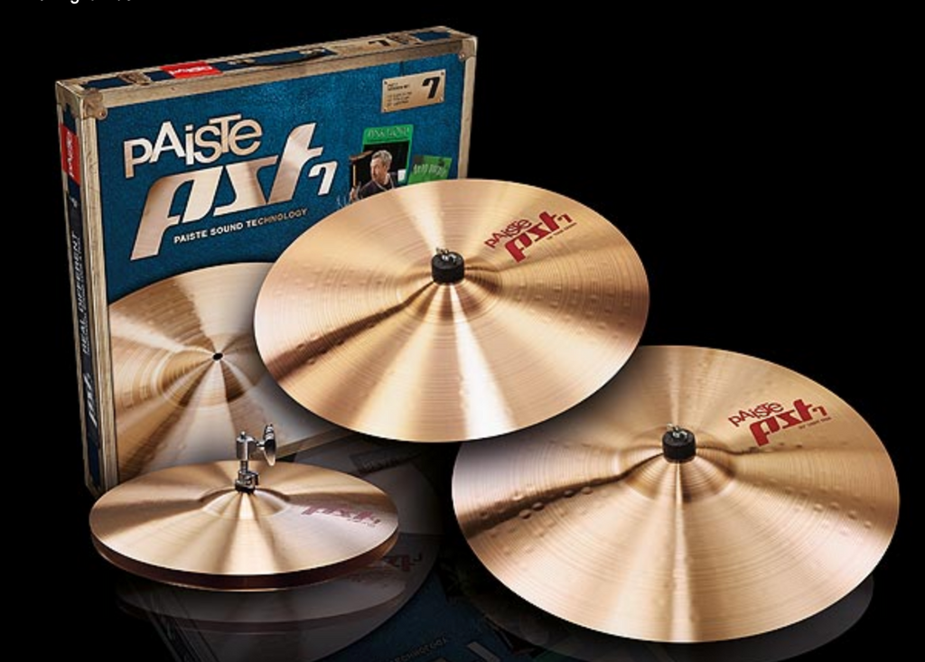 PAISTE PST 7 LIGHT SESSION CYMBAL SET 14 16 20 CY000170SSET 247drums