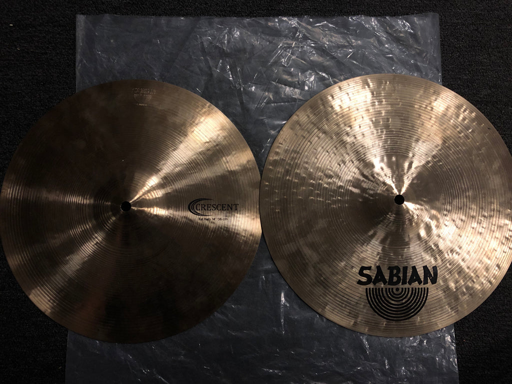 Sabian Crescent Fat Hi-Hats - 14” - 1082/828 grams - New