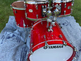 Yamaha Absolute Hybrid Maple Red Autumn 4 pc drum set TRADES WELCOME