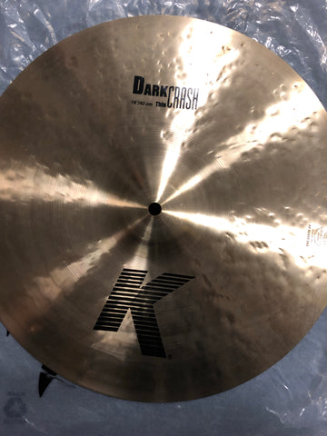 Zildjian K Dark Crash Cymbal - 16” - 997 grams - New