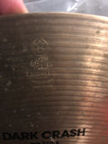 Zildjian K Dark Thin Crash Cymbal - 17” - 1297 grams - Used
