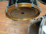 Yamaha recording custom BLACK Mij JAPAN drum set
