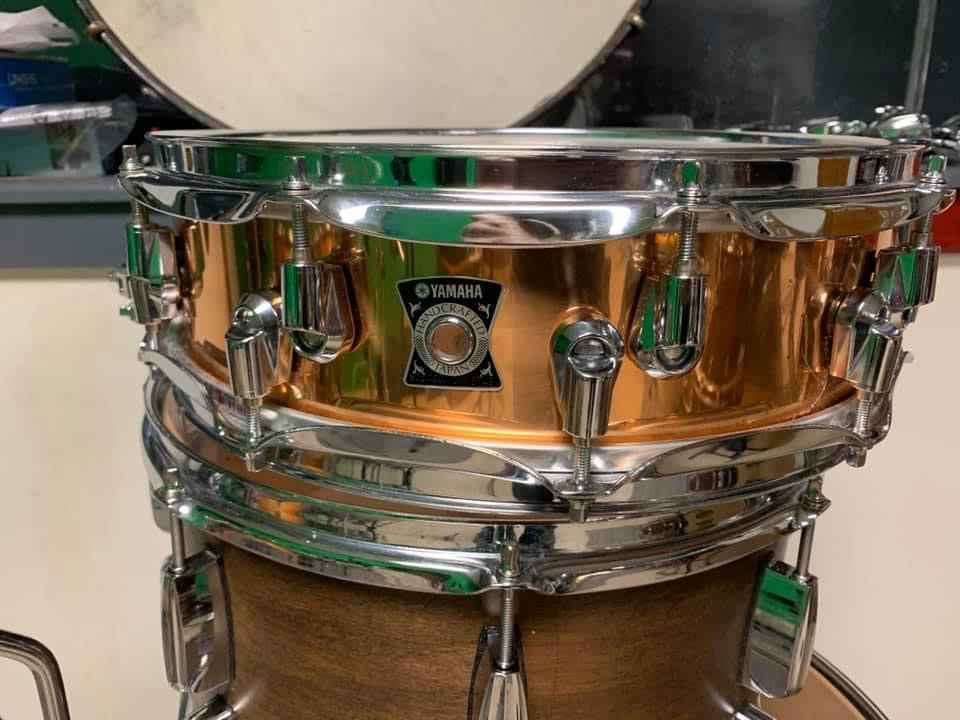 Yamaha Copper Snare Drum Made Japan MIJ 4 x 14 drum