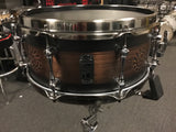 Used MINT Mapex Black Panther Will Calhoun Signature NOMAD 13x6 Brass Snare Drum