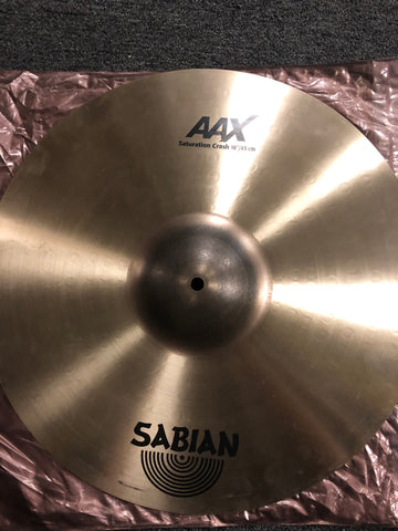 Sabian AAX Saturation Crash Cymbal - 18” - 1557 grams - New
