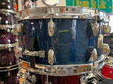 Yamaha maple custom absolute 6.5 x 14 sea blue snare drum MIJ