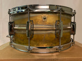 Lb464br Ludwig raw brass snare drum NEW 6.5 x 14 TRADES WELCOME
