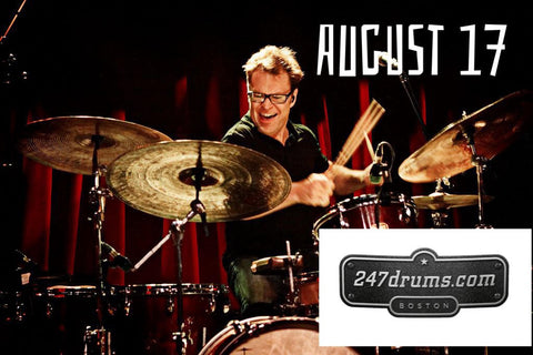 Stanton Moore at 247drums on 8/17/16 at 6:30 Pm